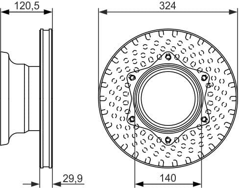Brake Disc 0986479600 - image 2