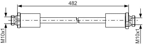 Brake Hose 1 987 481 832 - image 10