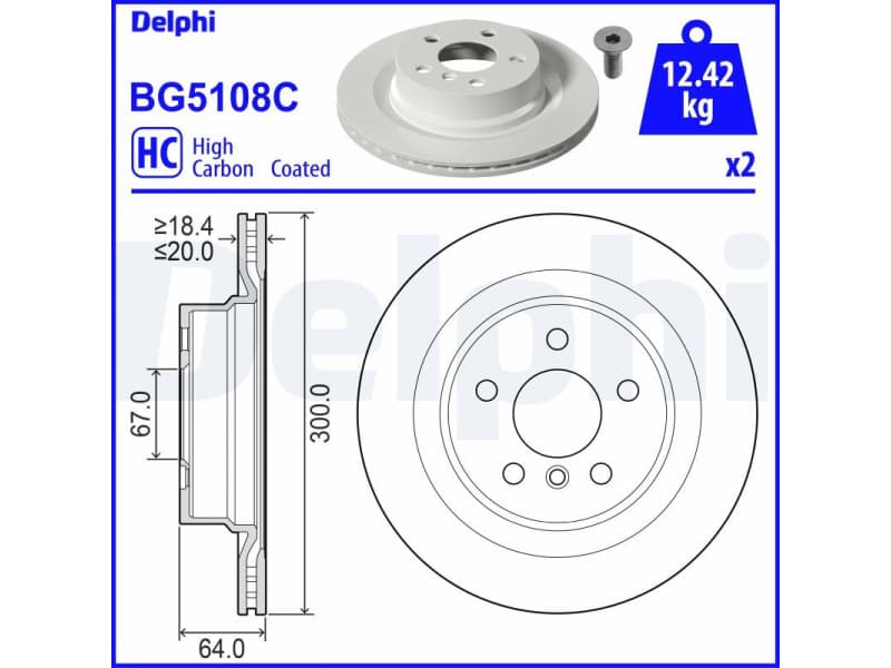 Brake Disc BG5108C