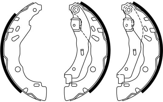 Brake Shoe Set 0986487940 - image 10