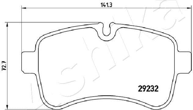 Brake Pad Set, disc brake 51-00-0218