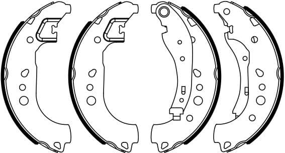 Brake Shoe Set 0986487949 - image 10