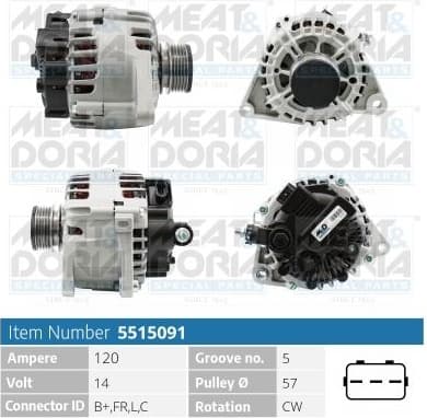 Alternator 5515091