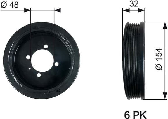 Belt Pulley, crankshaft DriveAlign™ TVD1130