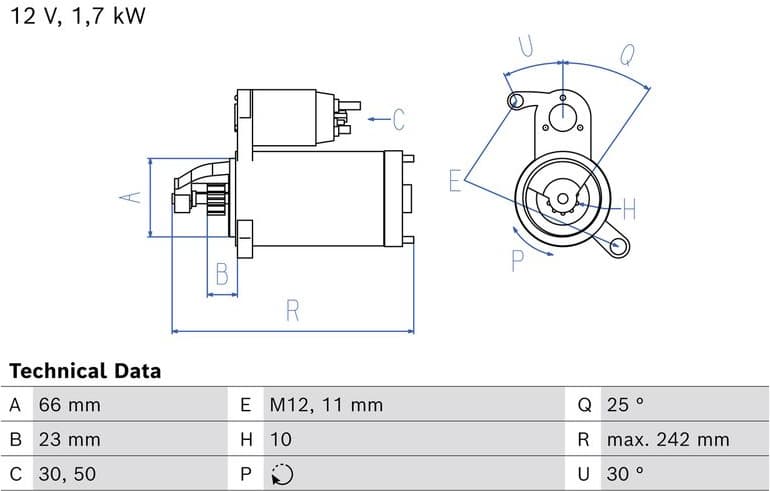 Starter 0 986 026 660