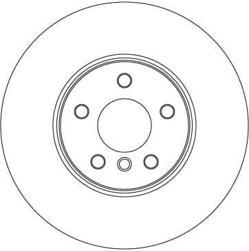 Brake Disc TRW SINGLE DF6899S