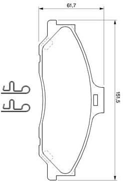 Brake Pad Set, disc brake 0986424720 - image 14