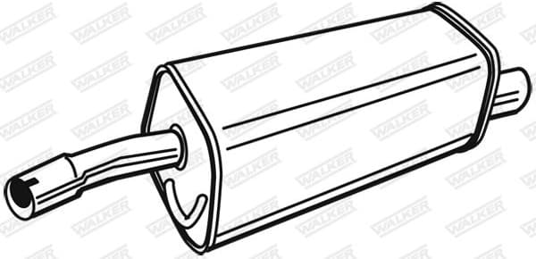 Rear Muffler 71396