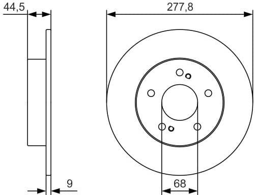 Brake Disc 0986479T86 - image 2