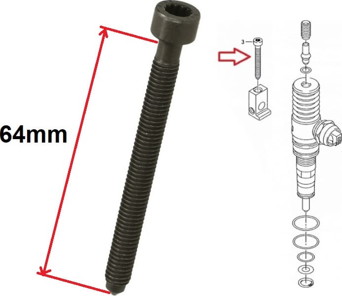 Varžtas purkštuko VW/Audi - 038103385A (VAG) - Autoera