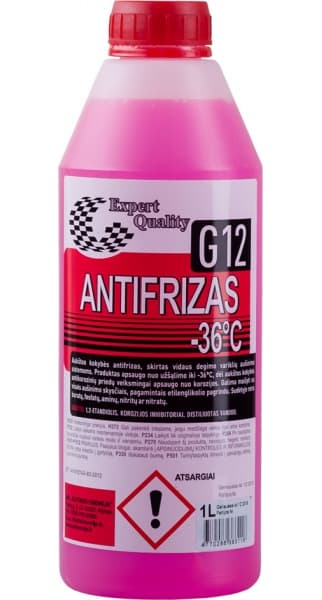 Aušinimo skystis raudonas -36C G12 1kg - ALYT-ASR1