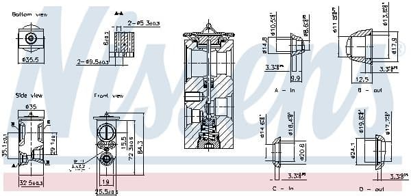 Expansion Valve, air conditioning ** FIRST FIT ** 999446