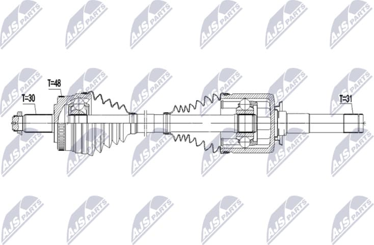 Drive Shaft NPW-LR-055