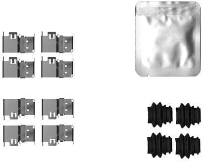 Accessory Kit, disc brake pad 82561400