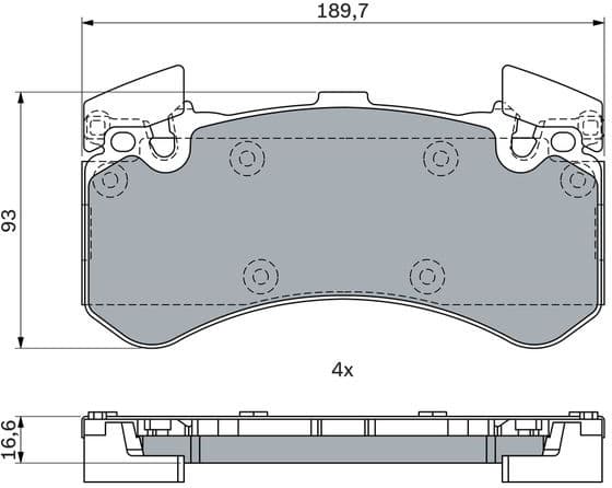 Brake Pad Set, disc brake 0986494991 - image 13
