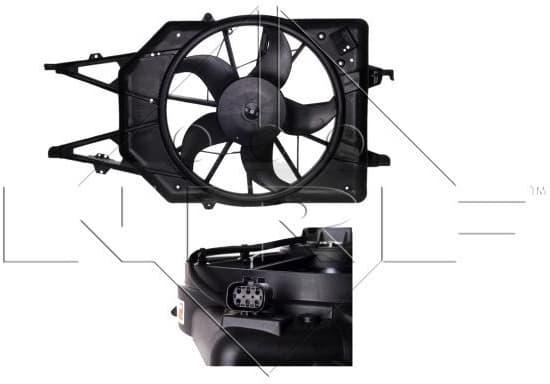 Fan, engine cooling 47034