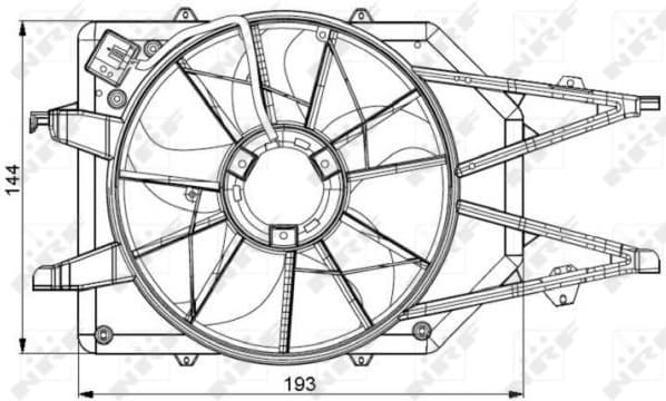 Fan, engine cooling 47034 - image 2