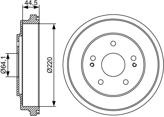 Brake Drum 0986477147 - image 2