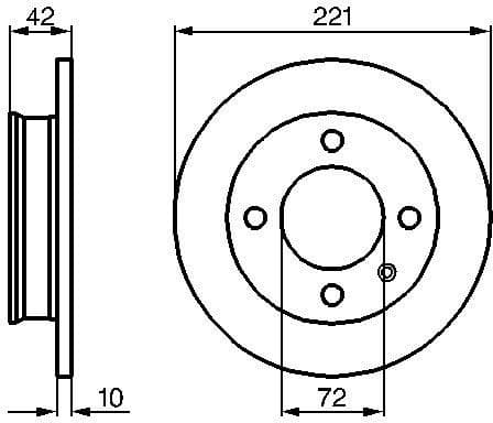 Brake Disc 0986478068 - image 2