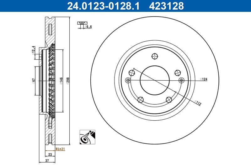Brake Disc 24.0123-0128.1