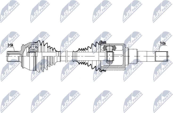 Drive Shaft NPW-ME-183