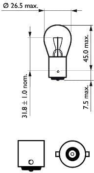 Bulb LongLife EcoVision 12498LLECOB2 - image 2
