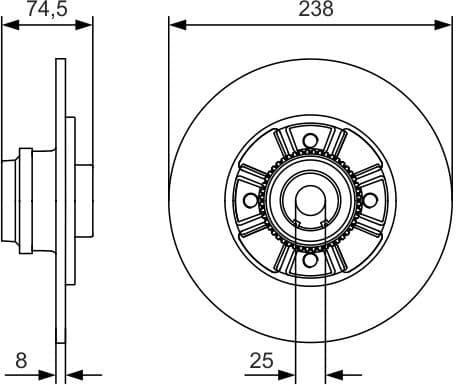 Brake Disc 0986479759 - image 7