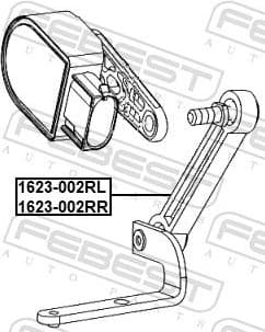 Control Arm Coupling Rod, level control 1623-002RL - image 2