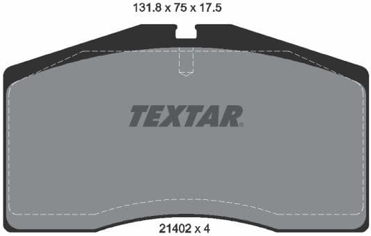 Brake Pad Set, disc brake 2140201