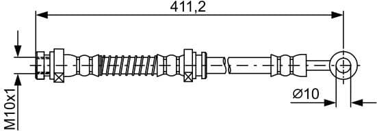 Brake Hose 1 987 481 874 - image 5