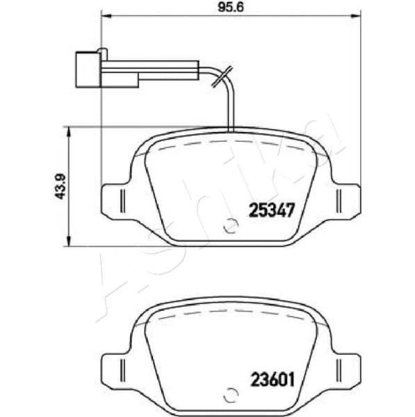 Brake Pad Set, disc brake 51-00-0200