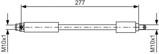 Brake Hose 1 987 481 616 - image 2