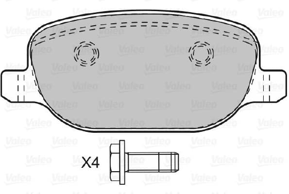 Brake Pad Set, disc brake 601029 - image 2