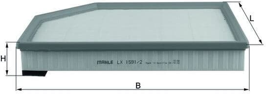 Filter air LX1591/2