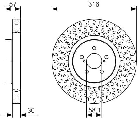 Brake Disc 0986479A81 - image 4