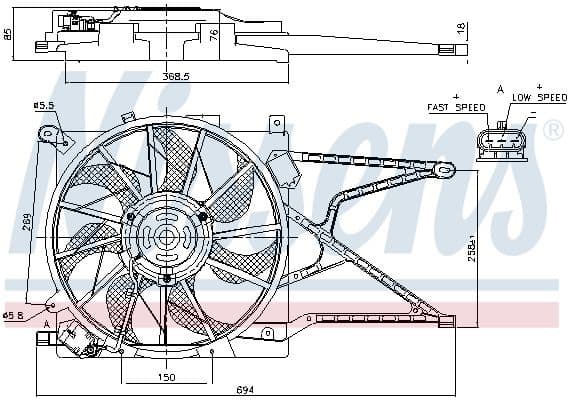 Fan, engine cooling 85188 - image 6