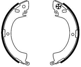 Brake Shoe Set 91035200