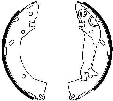 Brake Shoe Set 0986487697 - image 6