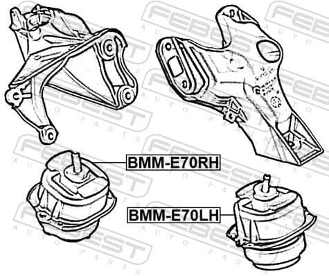 Mounting, engine BMM-E70RH - image 2