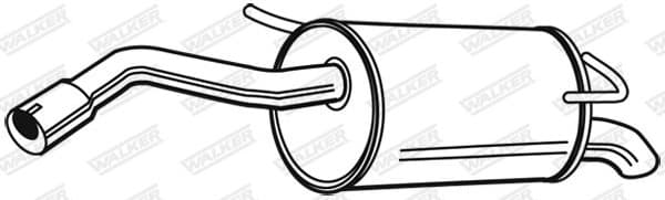 Rear Muffler 23464 - image 2
