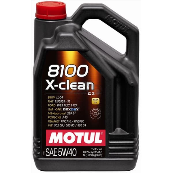 Alyva variklinė MOTUL 8100 X-CLEAN 5W40 5L - MTL102051