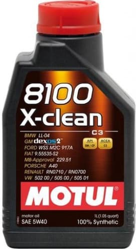 Alyva variklinė MOTUL 8100 X-CLEAN 5W40 1L - MTL102786