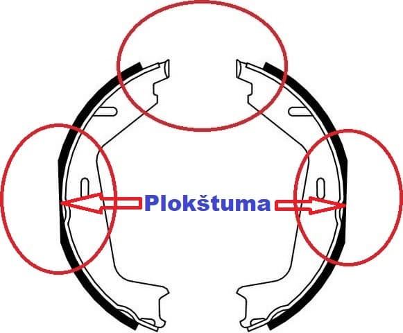 Brake shoes handbrake, Top Quality FSB4130 - image 2
