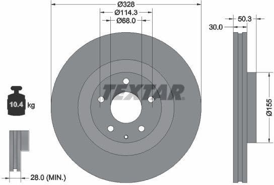 Brake Disc PRO 92352303