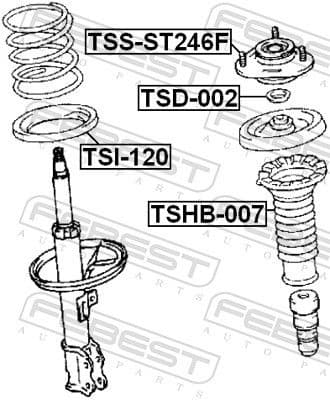 Suspension Strut Support Mount TSS-ST246F - image 2