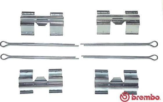 Accessory Kit, disc brake pad PRIME LINE A 02 257