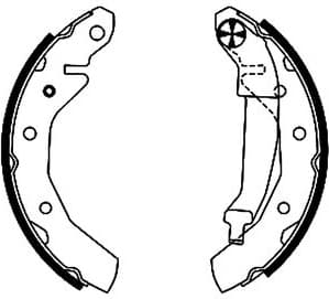 Brake Shoe Set 91054000
