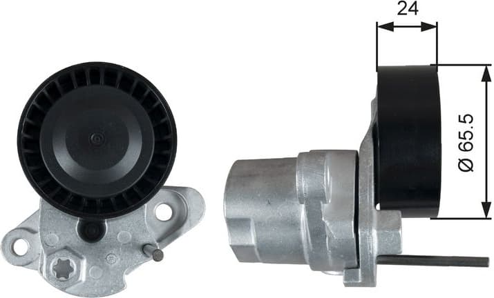 Belt Tensioner, V-ribbed belt DriveAlign™ T39387