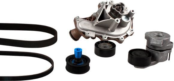 Water Pump + V-ribbed Belt Kit PK08080