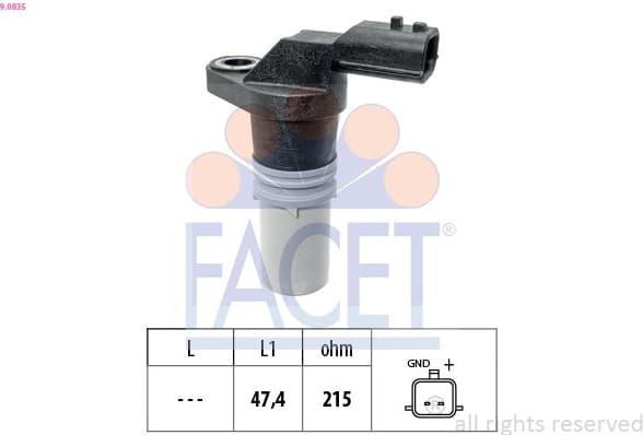 Sensor, crankshaft pulse OE Equivalent 9.0835